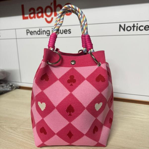 Cartoon Striped Tote Bag