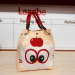 Cartoon Striped Tote Bag