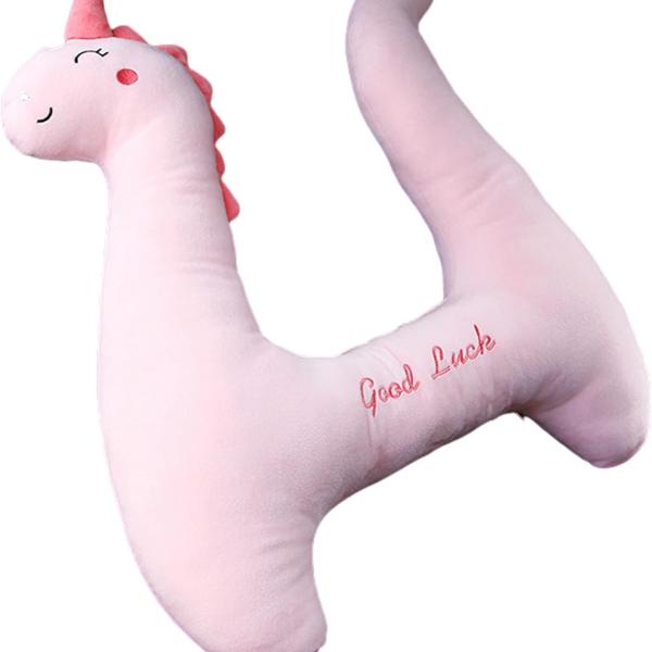 Kids Neck Pillows for Travel - H Shape Kids Travel Pillows for Cars Pink Unicon Style