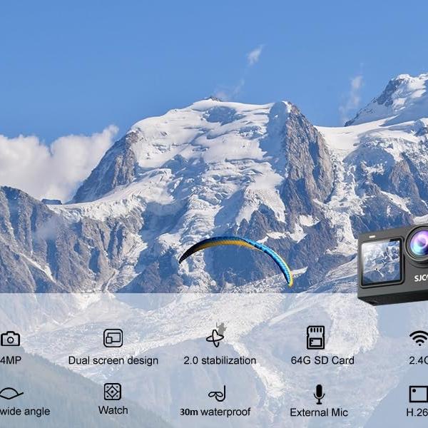 SJCAM SJ6 Pro 24MP 4K Wi-Fi Dual Screen Waterproof Action Camera