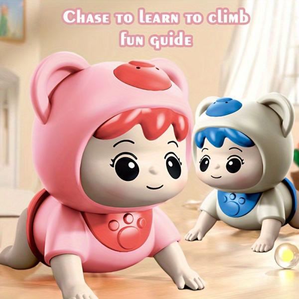 Baby Crawl Toys Electric Crawling Toys For Babies Baby Toys Crawling Baby Toy For Boy Girl Musical With Light Sound